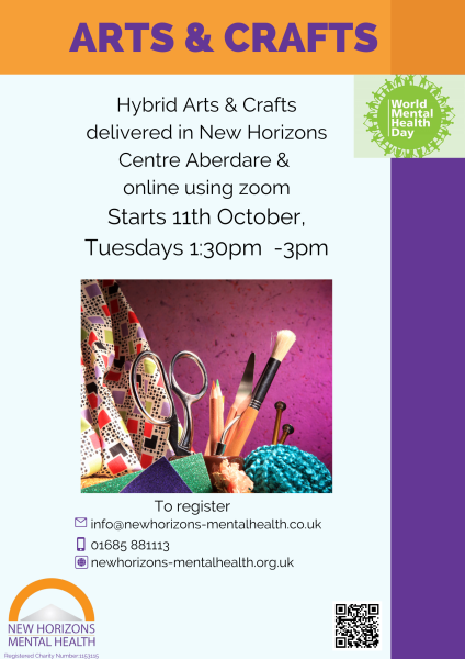 New Horizons - Art & Craft Group 2024 - Every Tuesday Afternoon